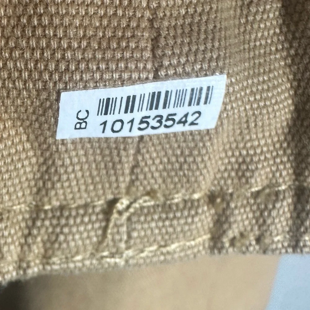 ZARA Women's Medium Tan Double Breasted Cropped Jacket Gold Buttons - Picture 9 of 12